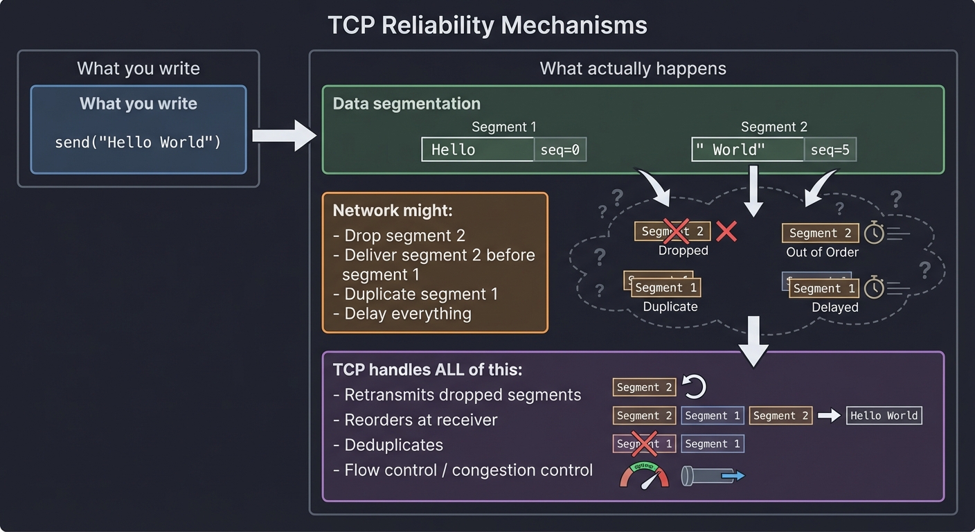 TCP Reliability Mechanism