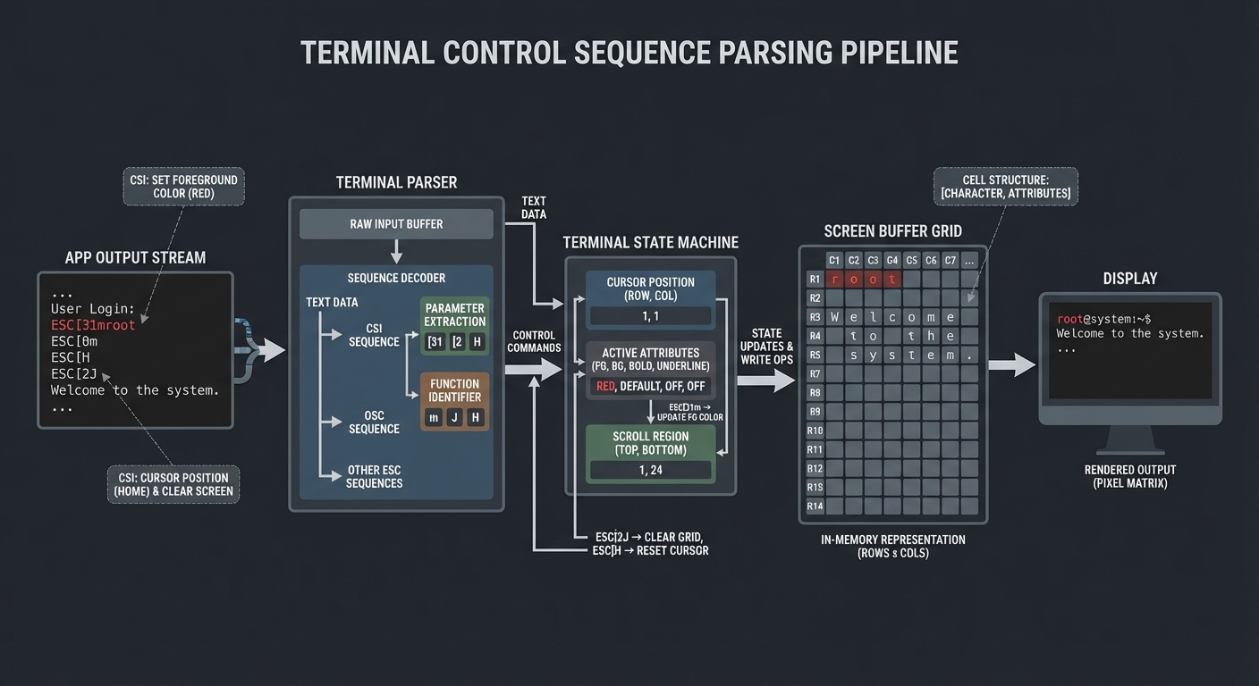 Terminal Control State Machine