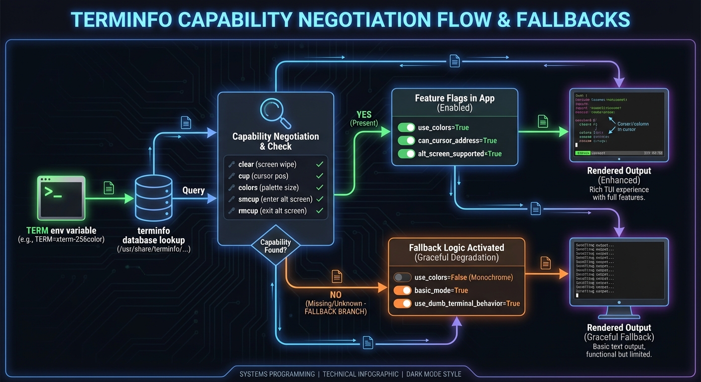 terminfo Negotiation