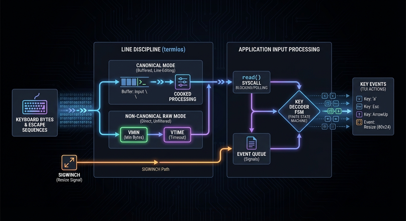 termios Input Pipeline