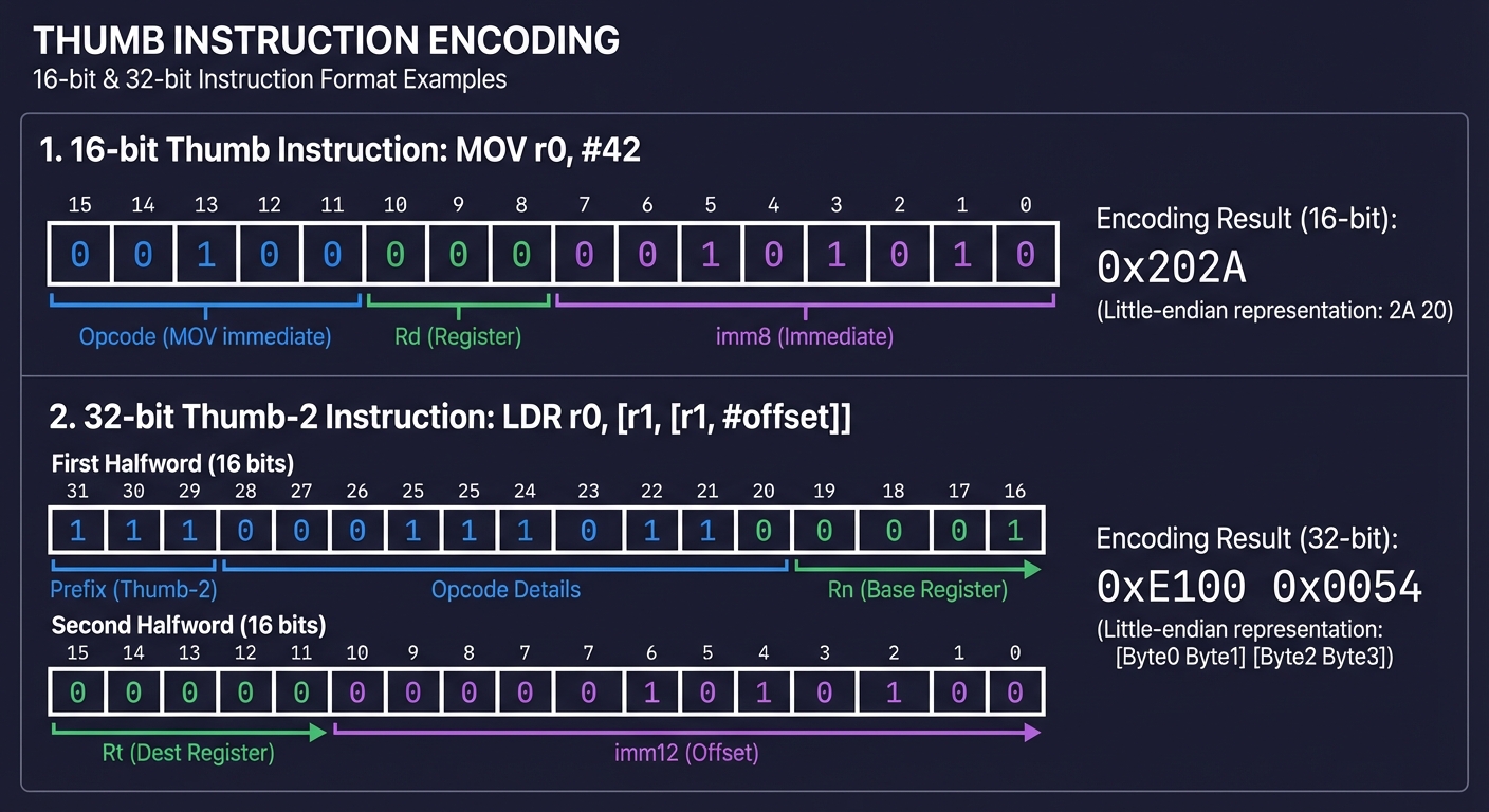 Thumb Instruction Encoding