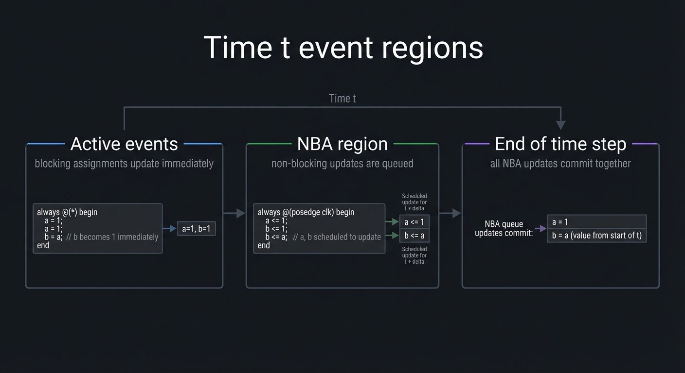 Simulation event regions