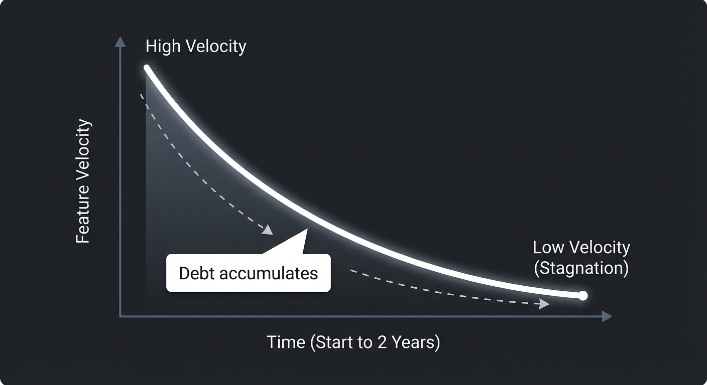 Feature Velocity Decay