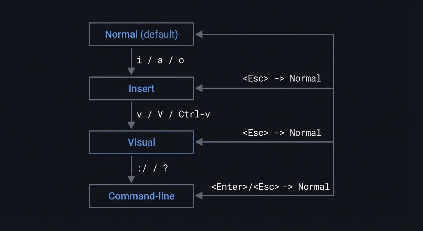 Vim modes flow