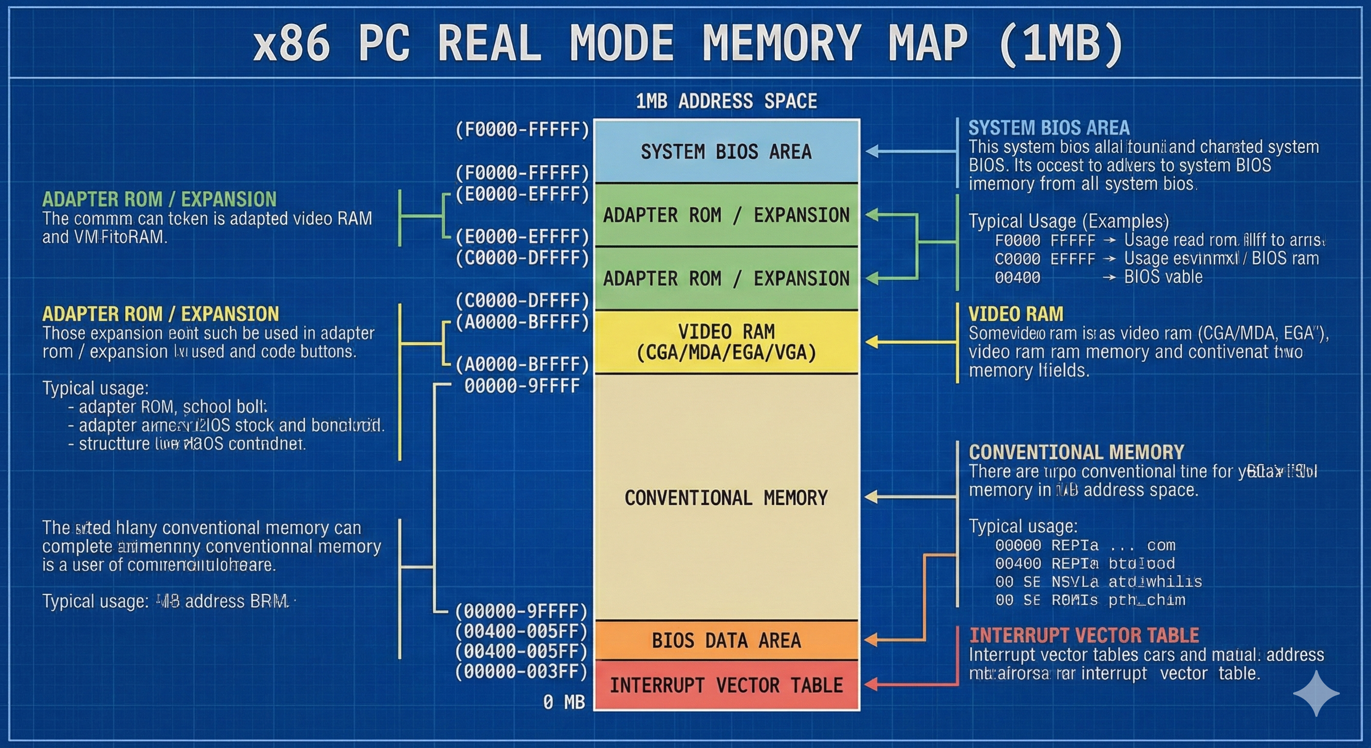 x86 PC Real Mode Memory Map